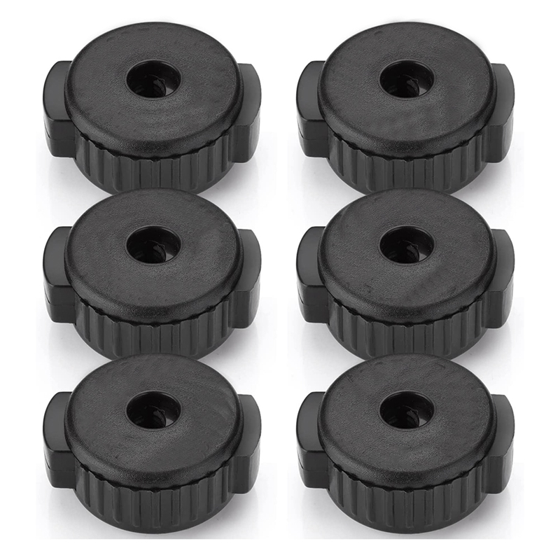 (ZGMK) 6 PCS Plastic Cymbal Nuts, Cymbal Nut for Percussion Drum Kit,Percussion Replacement Parts
