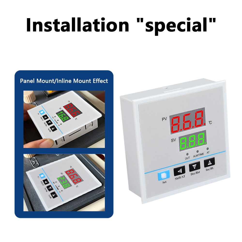 FocusAi PID Temperature Thermostat Controllers Centigrade AC 220V Temperature Controller for Home Brewing Oven Incubator