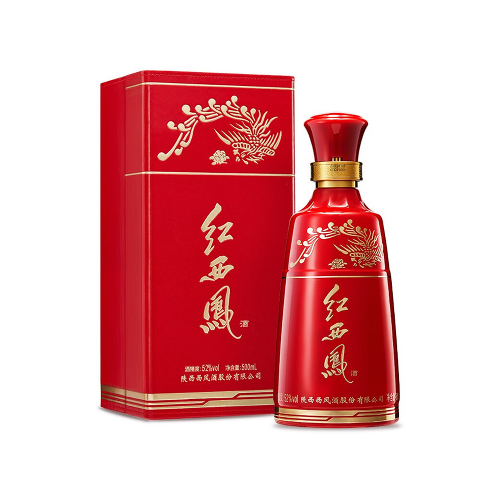 西鳳酒 西凤（红标绿瓶） 55% Xi Feng Baijiu 750ml $24 - Uncle Fossil
