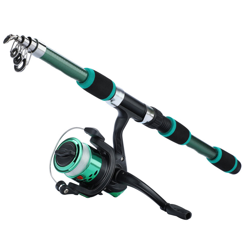 Portable Fishing Rod & Reel Combo - Carbon Suit Malaysia