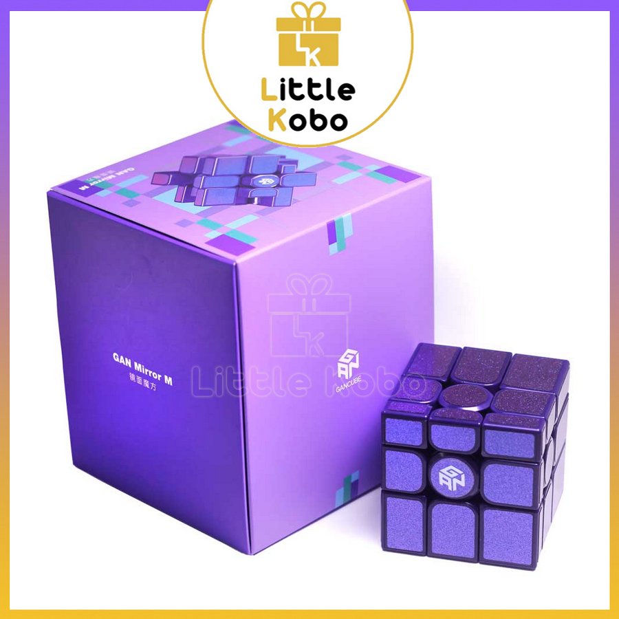 Rubik Gan Mirror Purple Bump Màu Tím Rubic Gan Biến Thể Tráng Gương Hàng