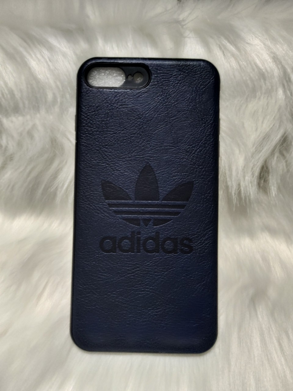 IPHONE 7Plus/8Plus - Ốp lưng da Adidas viền nhựa dẻo cho máy IPHONE 7Plus/8Plus