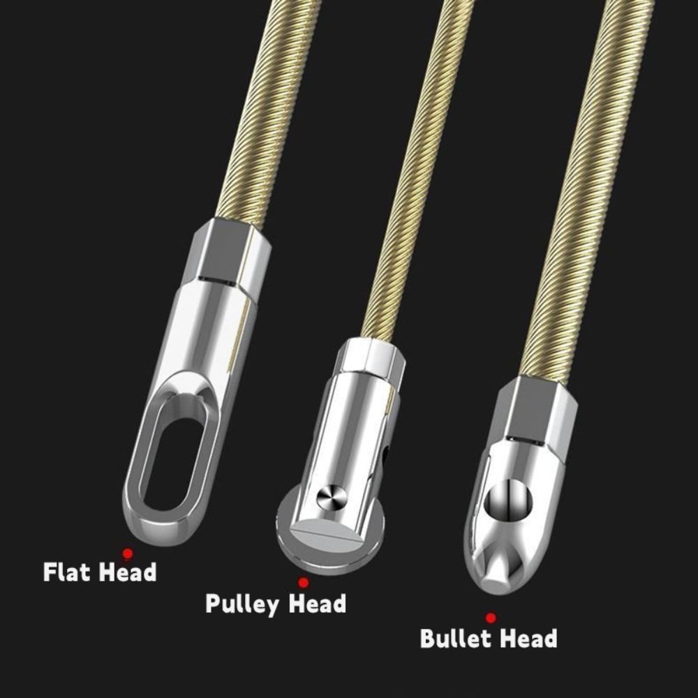 Carbon Steel Wire Puller Connector Connect To 4mm Wire Electrician Tools Automatic Thread Cable Puller Accessories. 