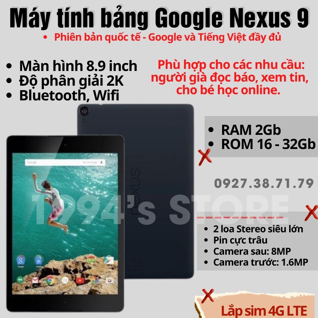 HTC Google Nexus 9 - 3D Model by Cactus3D