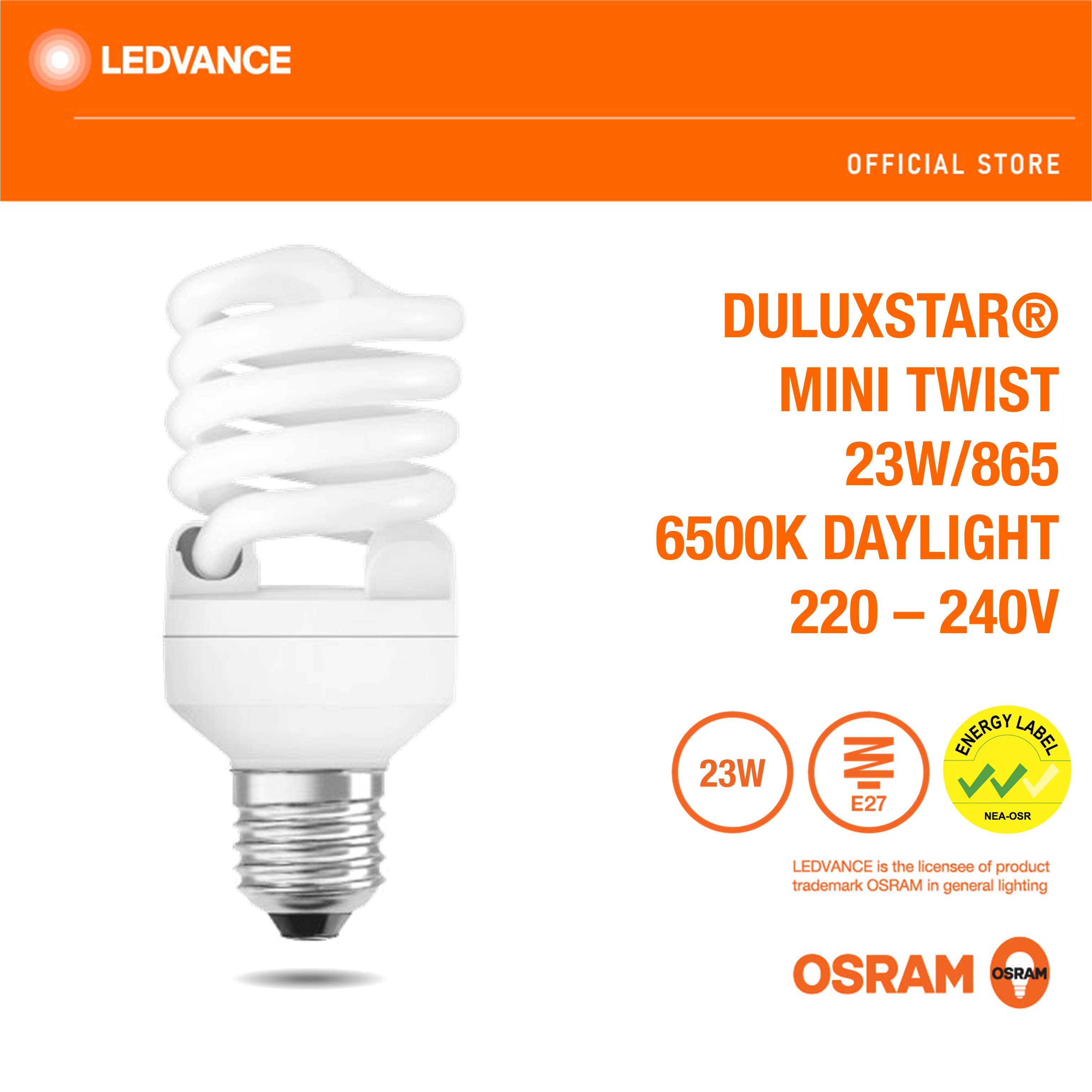 Osram Dulux Superstar Micro Twist 23W 4000K 220-240V Compact Fluorescent Bulb