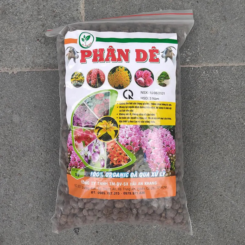 [HCM]Phân dê cho lan và cây cảnh 1kg