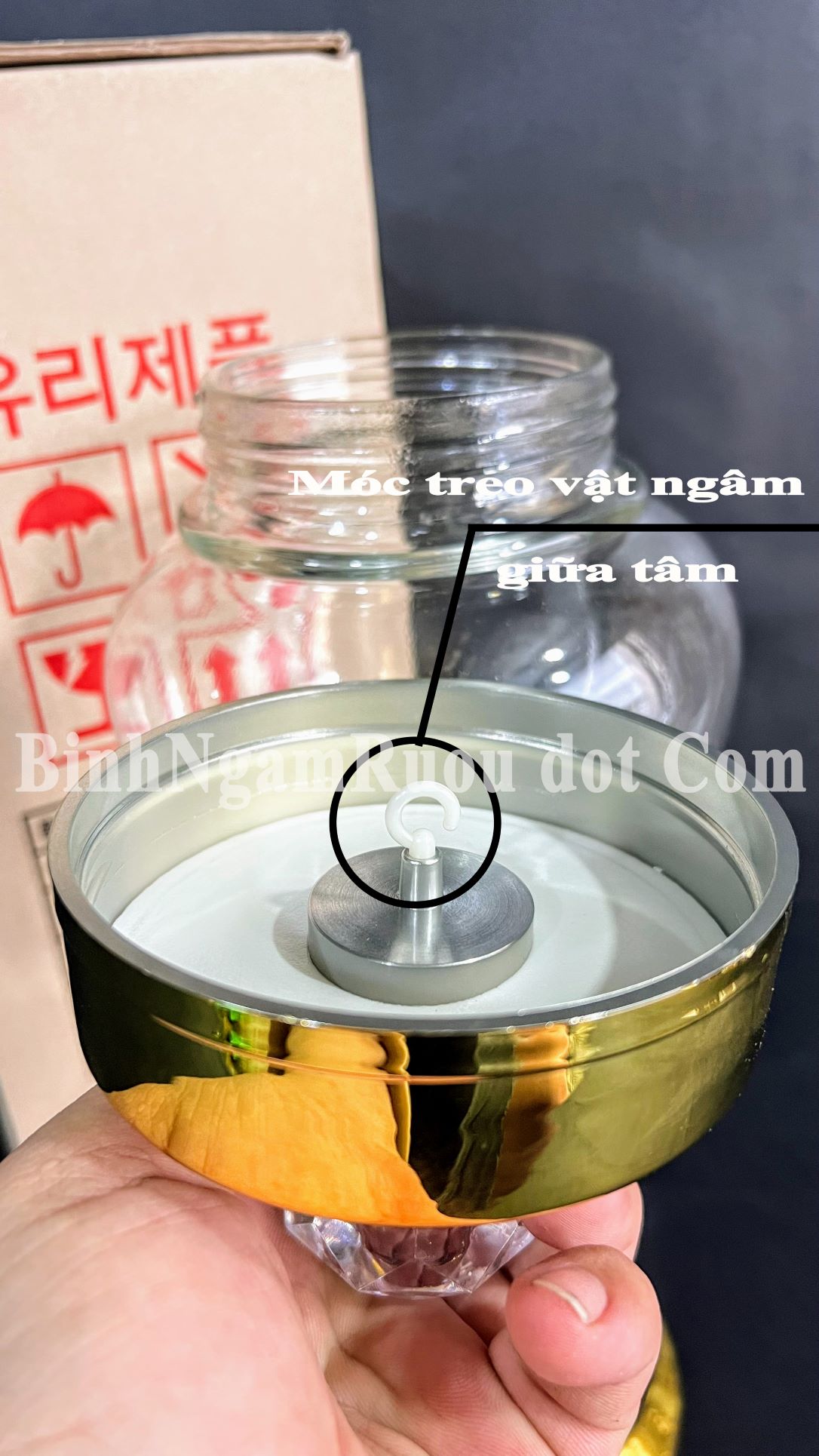 Bình Thuỷ Tinh Hàn Quốc Yongcheon BẦU TRÊN 3L / 3.5L / 4.5L / 5.5L