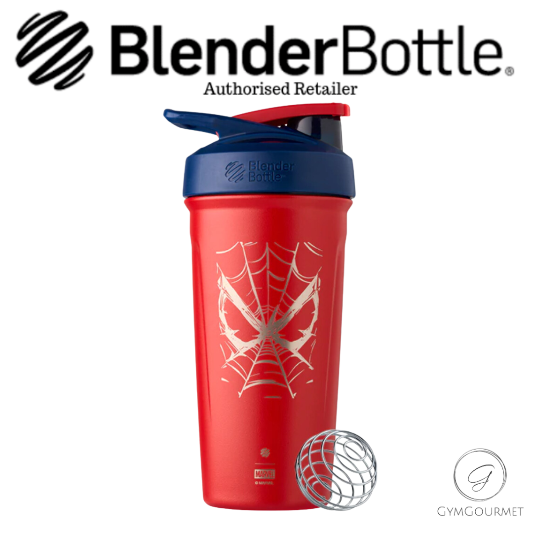 BlenderBottle Marvel Radian Shaker Cup Insulated Stainless Steel Water  Bottle with Wire Whisk 26-Ounce Spider-Man Spider Marvel Spider-Man Spider