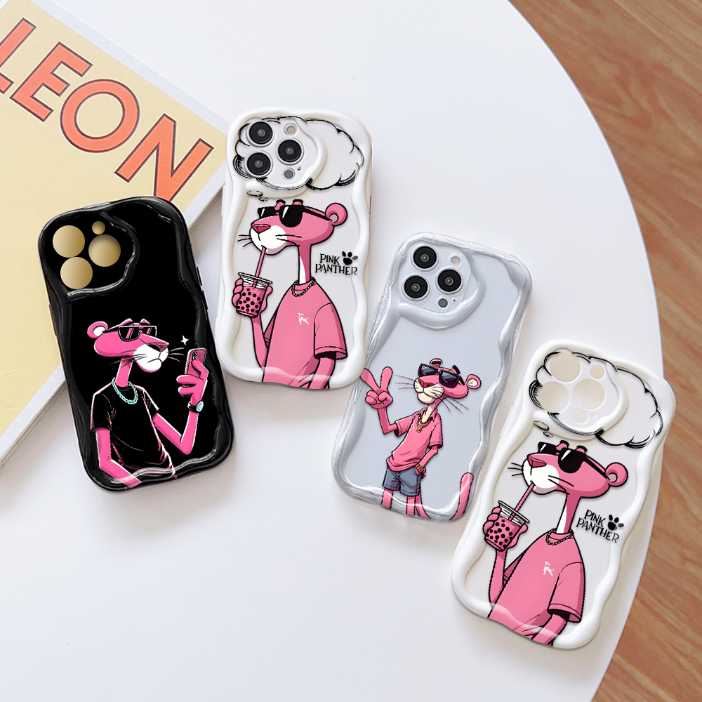 UCUC%20for%20Realme%20C75%20Back%20Cover%20Pink%20Panther%20Texture%20Wavy%20Edge%20Soft%20Silicone%20Phone%20Case%20-%20Image%203