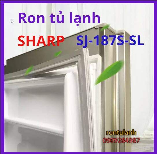 Ron tủ lạnh sharp model SJ-345S-SL