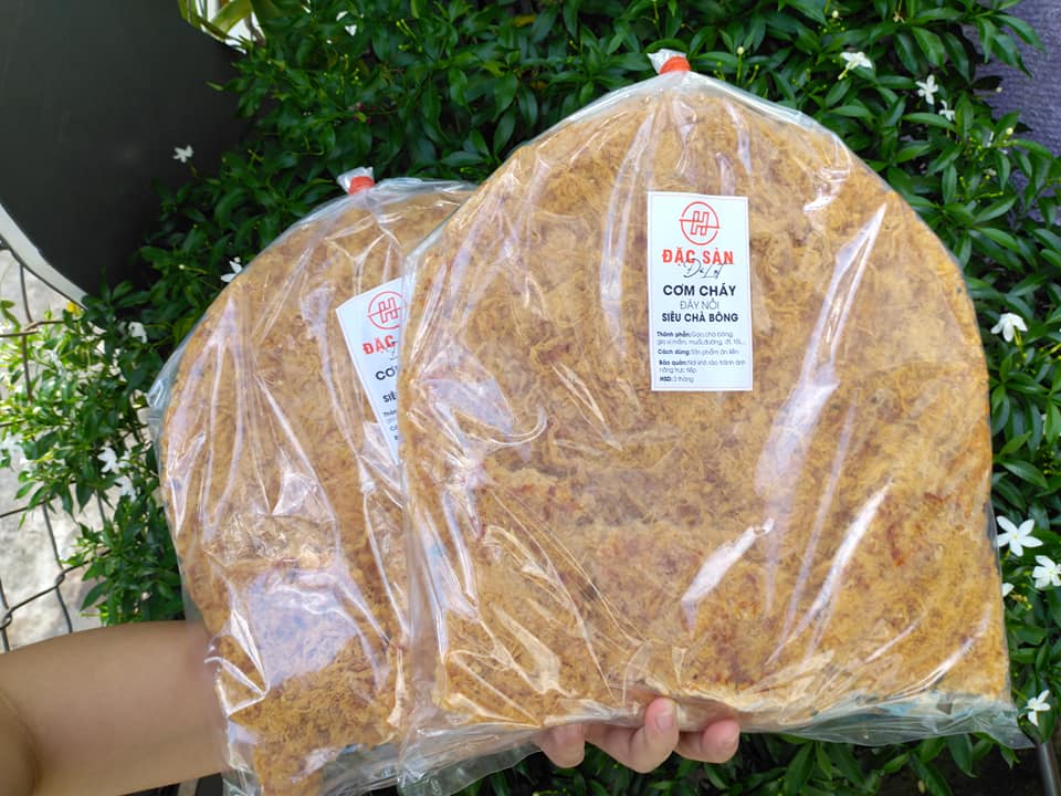 Cơm cháy đáy nồi chà bông 500g