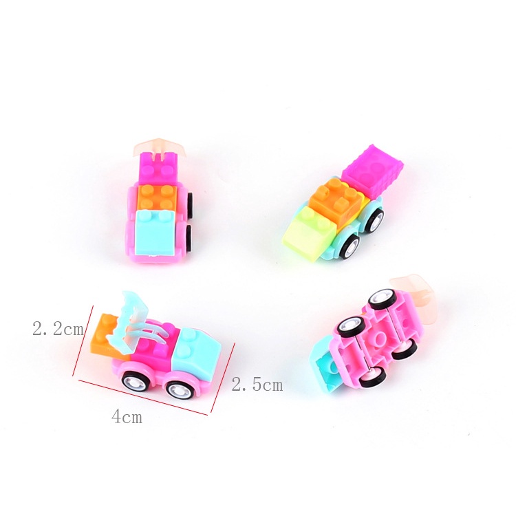 Lego xe mini cho bé, xe lắp ráp mini cho bé tập chơi