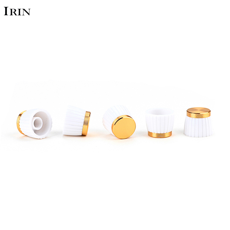 5pcs Guitar Amplifier Knobs Replacement Parts Audio Bucket Thread Buttons Musical Instrument Accessories