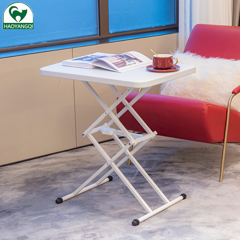 table Computer desk folding table bedside table height-adjustable study desk portable plastic desk home writing desk Foldable table