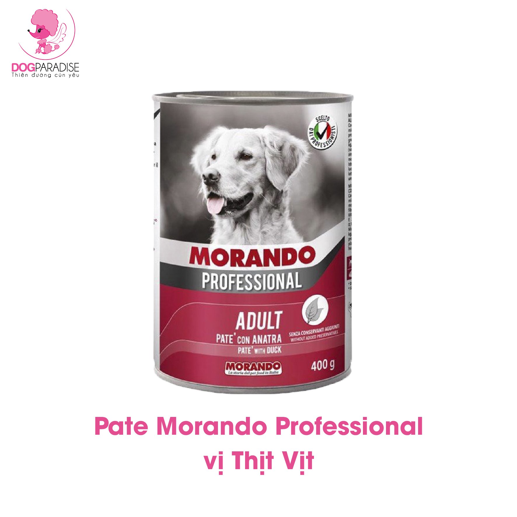 Pate Morando cho chó có 4 vị - Dog Paradise