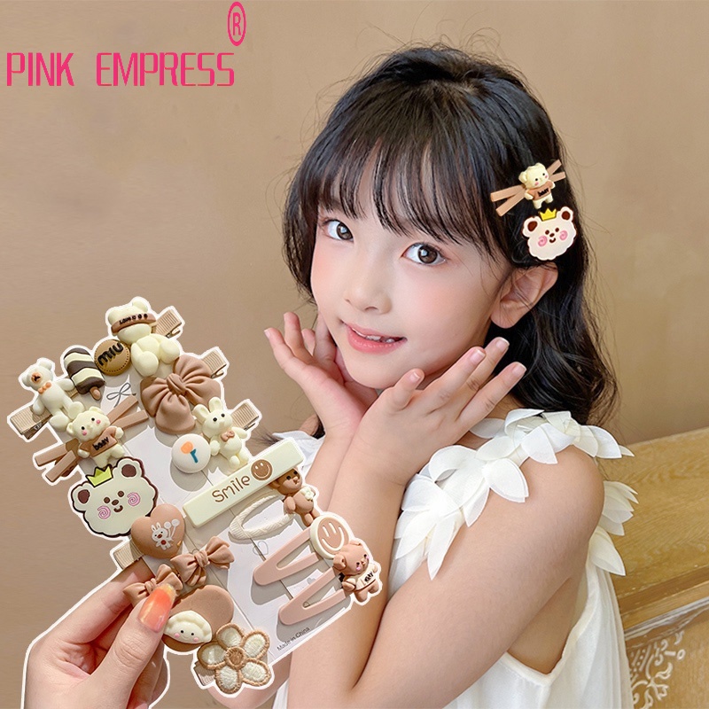 Set 14 Kẹp Tóc Dễ Thương Cho Bé Gái