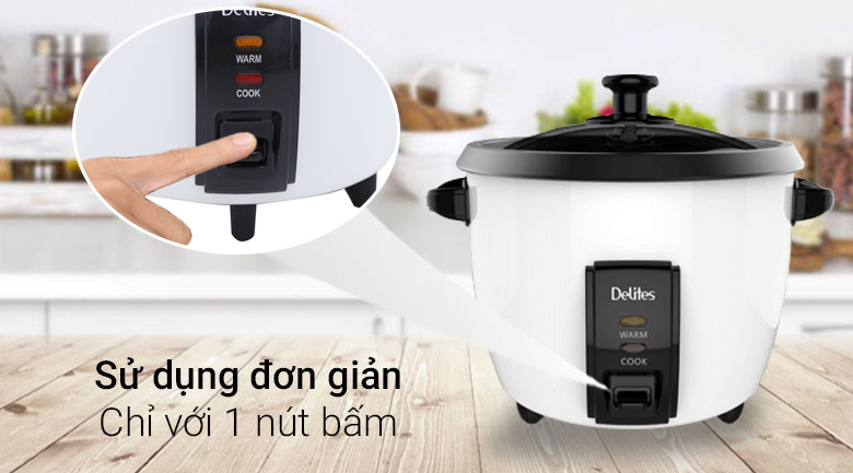 Nồi Cơm Điện Delites 1.8 lít NCR1801