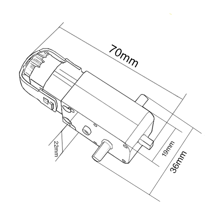 Động Cơ Giảm Tốc 3V - 9V