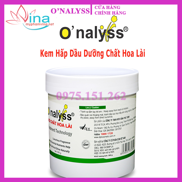 [HCM]Kem hấp dầu dưỡng chất hoa lài Onalyss 1000g