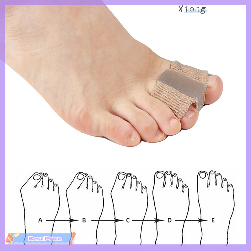 Xiong 1pc Spreader New Silicone Bunion Toe Gel Straightener Pain Corrector Separator