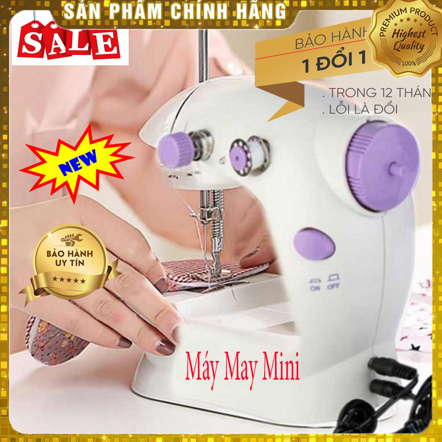 Máy may vải loại mini - máy may quần áo - máy may gia đình giá rẻ