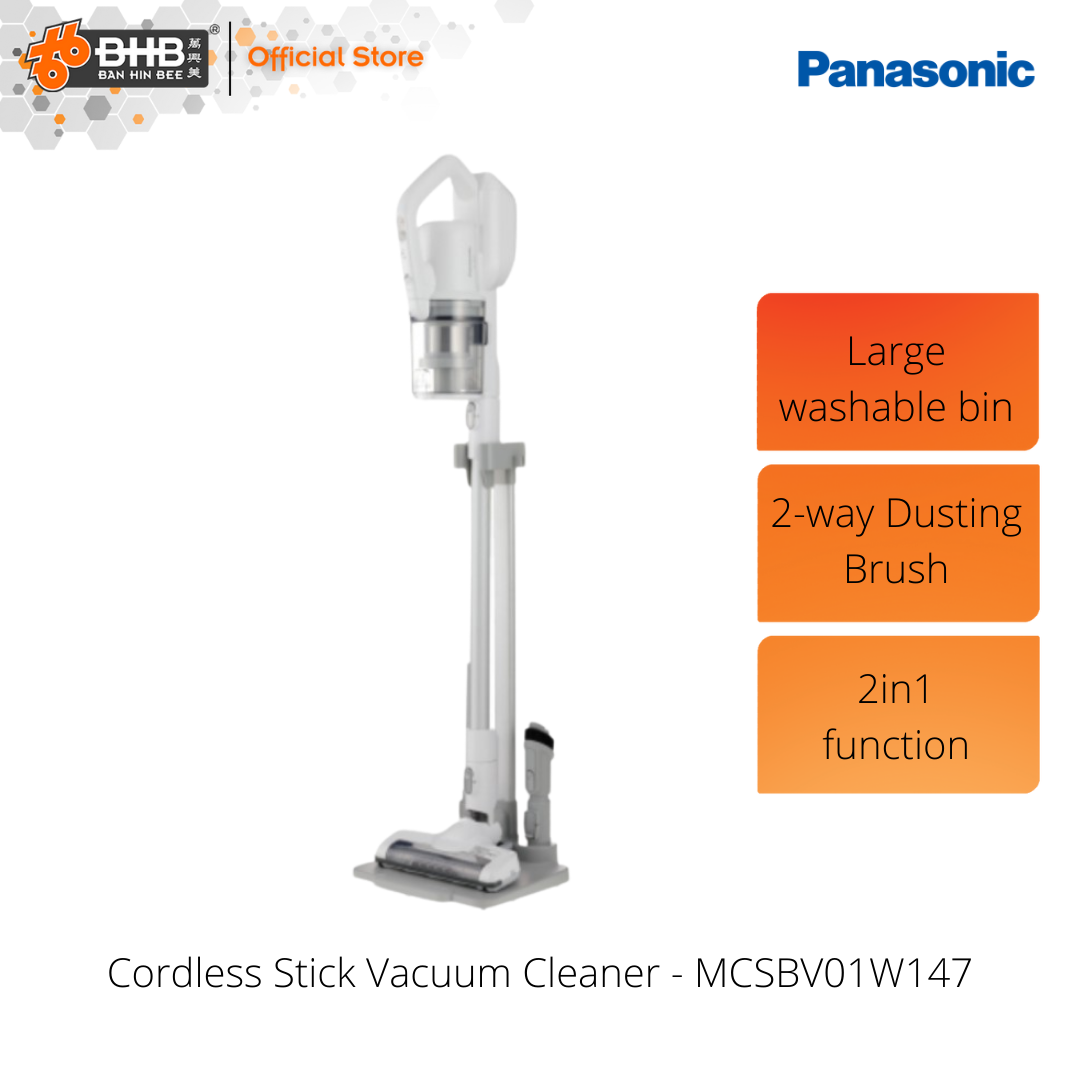 Panasonic Cordless Stick Vacuum Cleaner MCSBV01W147 Lazada