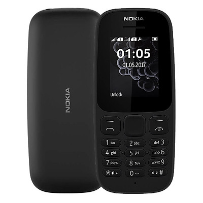 Điện Thoại Cũ Điện Thoại Nokia 105-2017 2 Sim &1 Sim Main & Màn Zin (Bảo Hành 12 Tháng)