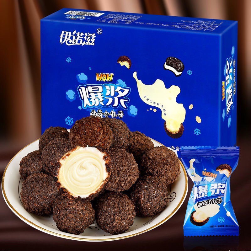 Bánh Oreo Socola Nhân Kem Sữa Tan Chảy 208g