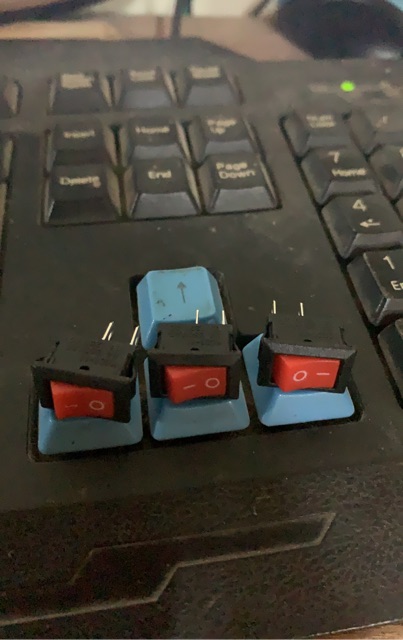 Công tắc bập bênh mini công tắc chế