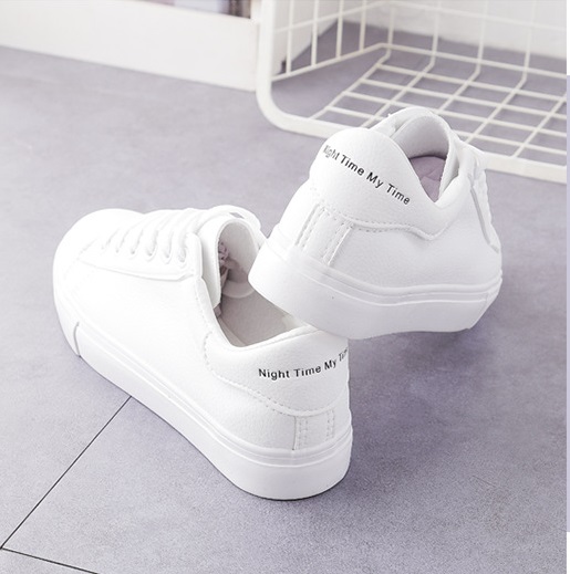 Giày bata nữ cao cấp độn đế 3cm chiều cao phong cách Hàn Quốc