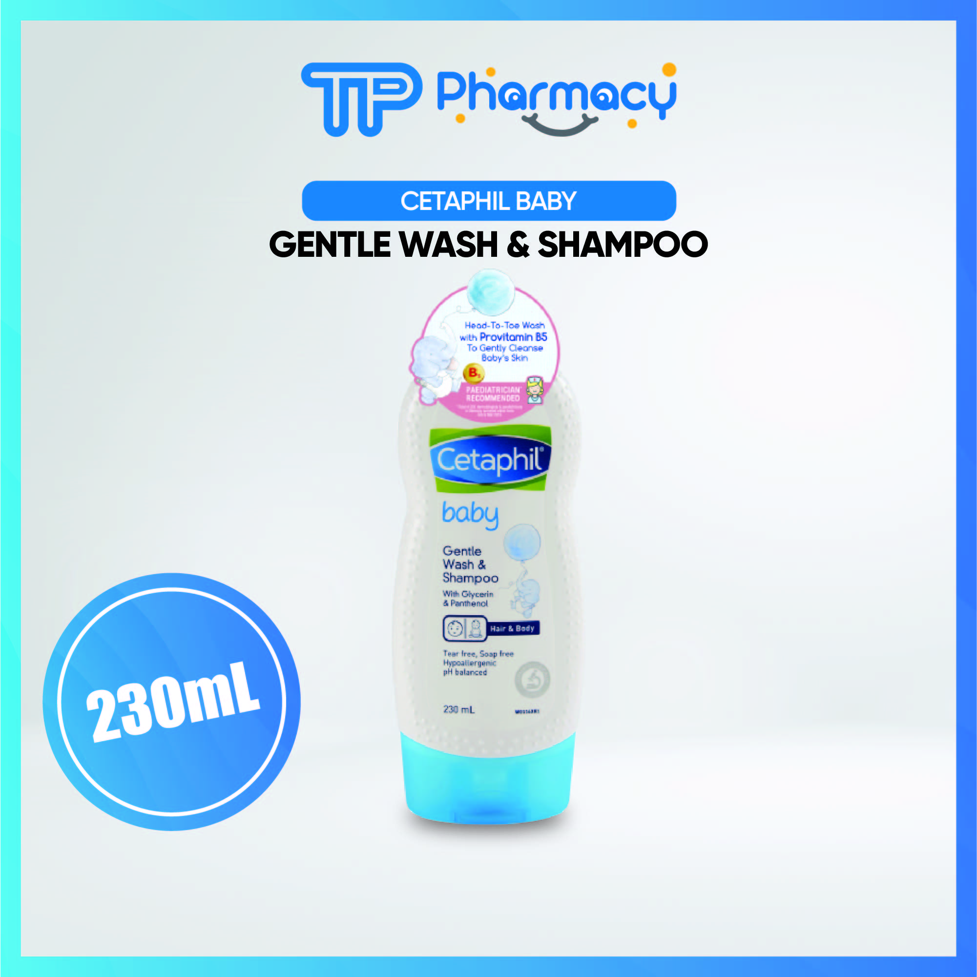 Cetaphil Baby Gentle Wash Shampoo 230ml Lazada