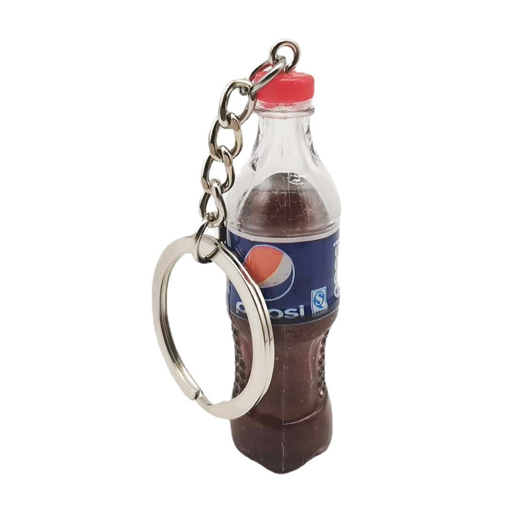 Móc Khóa Hình Chai Nước Ngọt Cola Dễ Thương