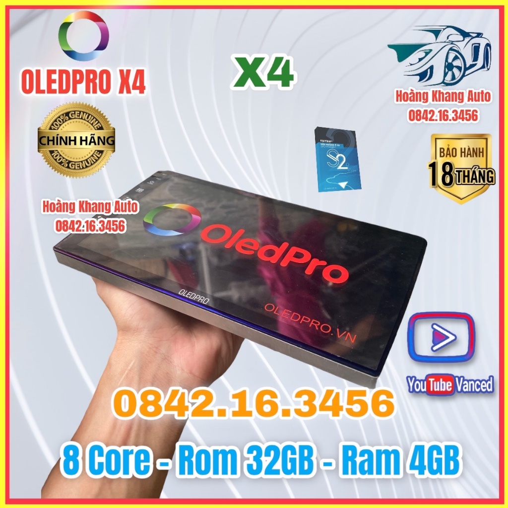 Màn hình OLEDPRO X4 Ram 4GB - Rom 32GB - 8 Core mẫu mới 2023   -
