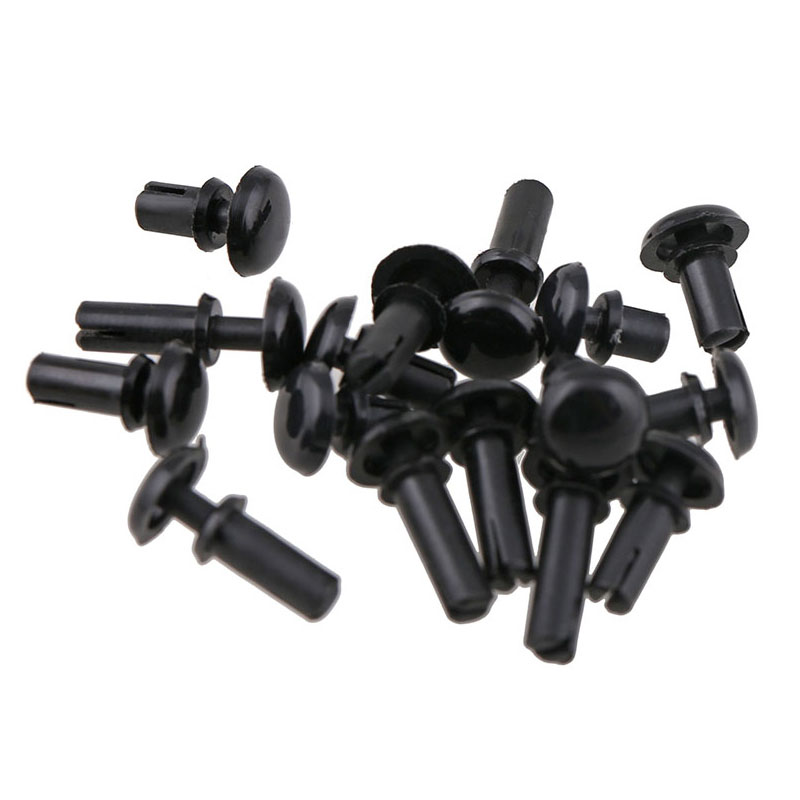 Black/white Nylon Plastic Rivet Press R Type Expansion Rivets For Pc ...