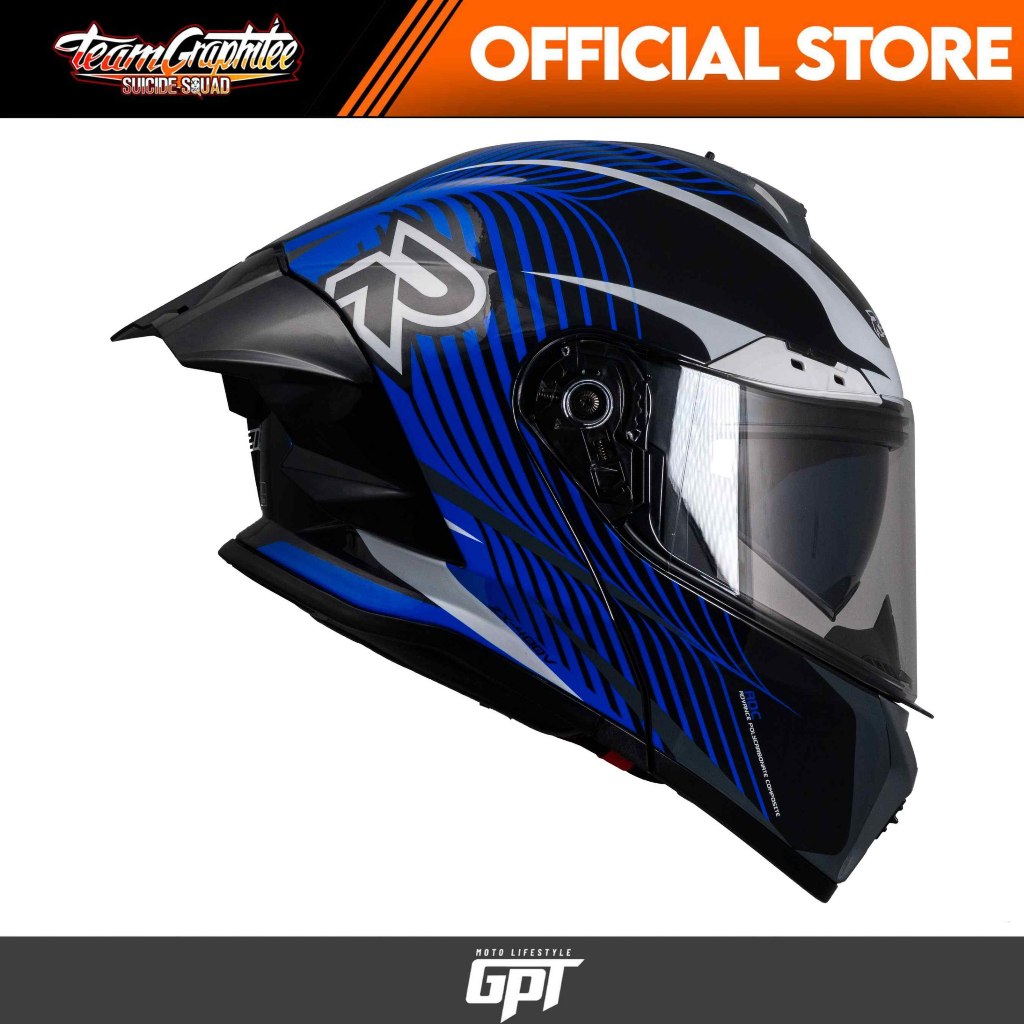 RYZEN HELMET ZX400V V2 SPECTRA MODULAR DUAL VISOR WITH AGGRESSIVE
