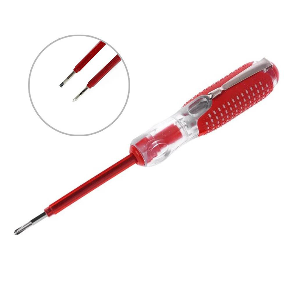 Bút Thử Điện 70-250V Bút Thử Điện Đáp Ứng Điện Áp Cảm Ứng Chống Nước Dụng Cụ Tuốc Nơ Vít Có Đầu Dò Bút Thử Đèn Báo