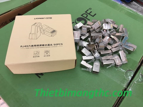 20333 Hạt mạng cat6 FTP Ugreen 10 chiếc / túi