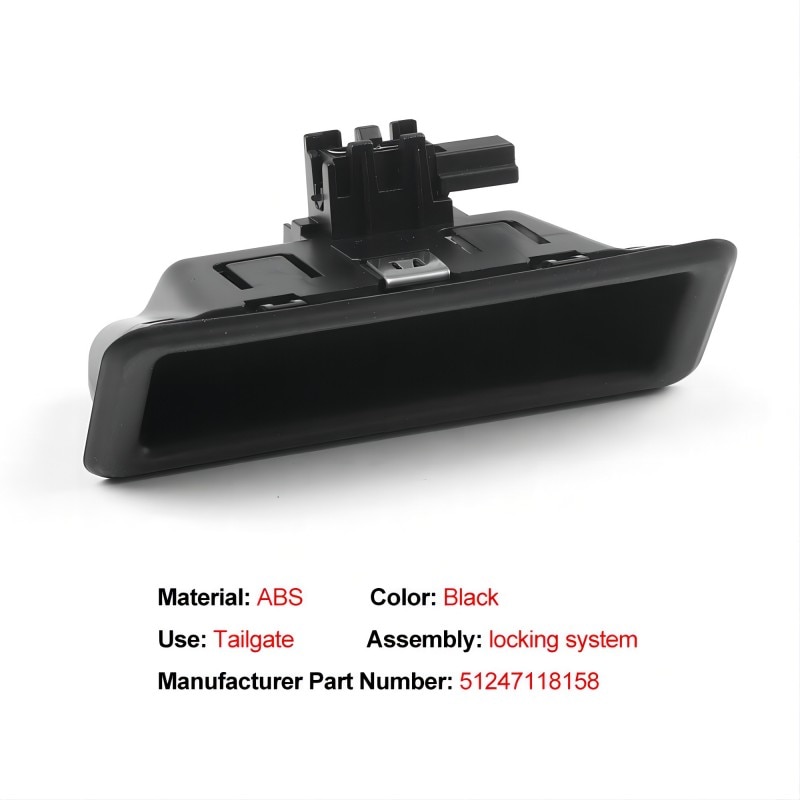 Car rear door switch trunk handle for bmw e60 e61 e90 e91 e92 e93 e70 e88 e71 e72 e84 1 3 5 series x1 x3 x5 x6 51247118158