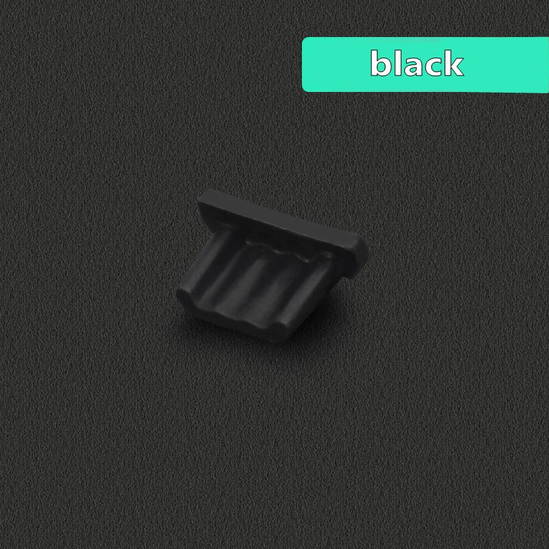10/1pcs USB Silicone Dust Plug Charger Port Cover Cap Female Jack Interface Universal Micro USB Dustproof Tablet PC Notebook Laptop