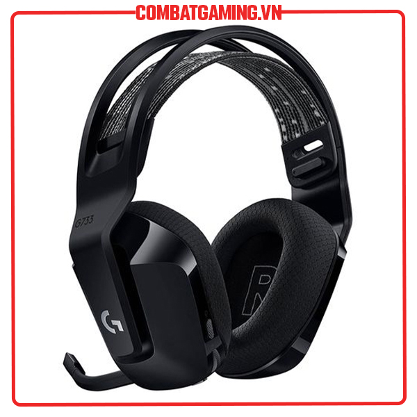Tai Nghe Không Dây LOGITECH G733 LIGHTSPEED WIRELESS 7.1 RGB (Black - White - Lilac)