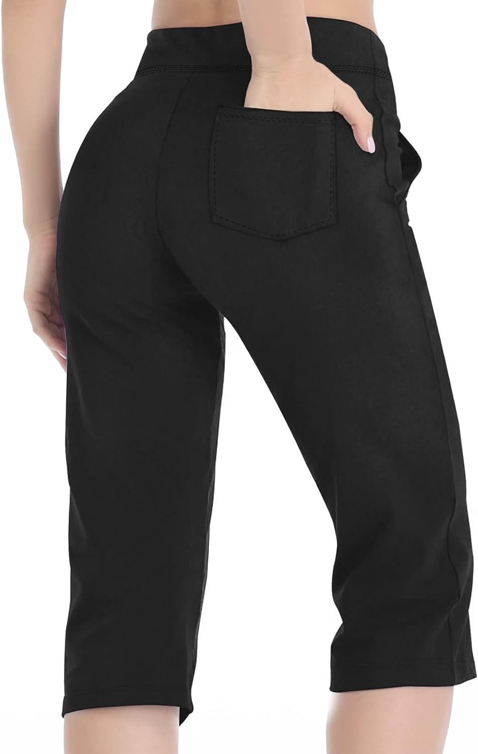 RIMLESS 7 Women's Yoga Pants with Pockets High Waist Stretch Pants Tummy  Control Workout Pants