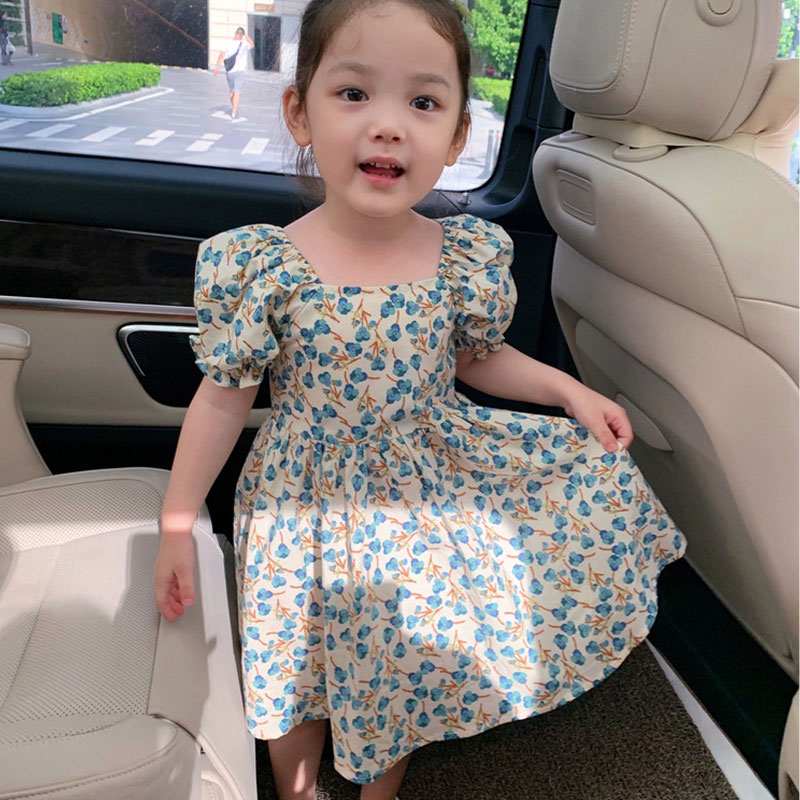YADOU váy bé gái,Váy của cô gái, váy hoa, váy sọc, trang phục mùa hè, váy trẻ em, váy hơi tươi,váy bé gái,váy công chúa bé gái,váy cho bé gái