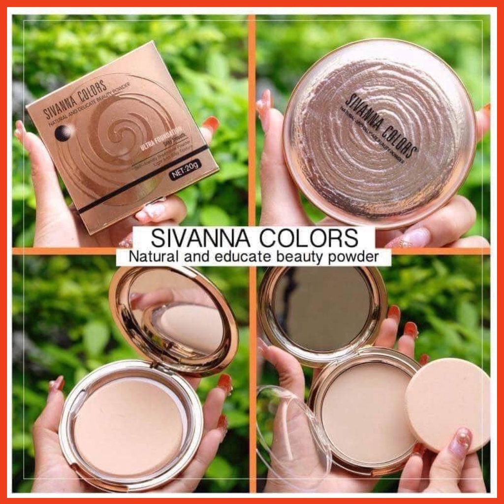 [Chính Hãng] Phấn Trang Điểm Dạng Nén Sivanna Thái