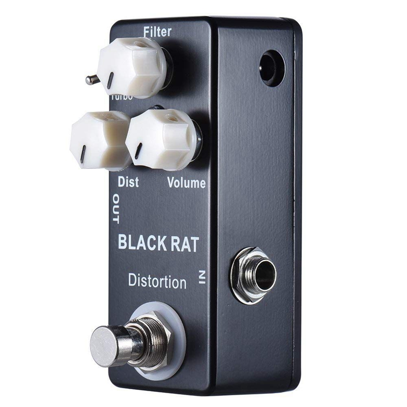 Mosky 2X Black RAT Distortion Mini Guitar Effect Pedal