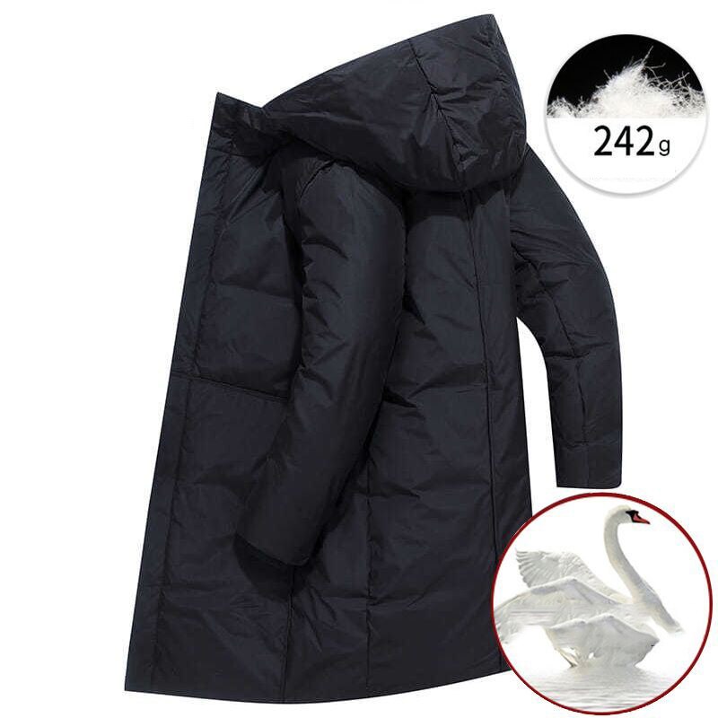 AA18-Medium Style Men's Coats Original High Quality White Duck Down Men’s Down Coat Foux Young Man Male Winter Coat Puffer Jackets