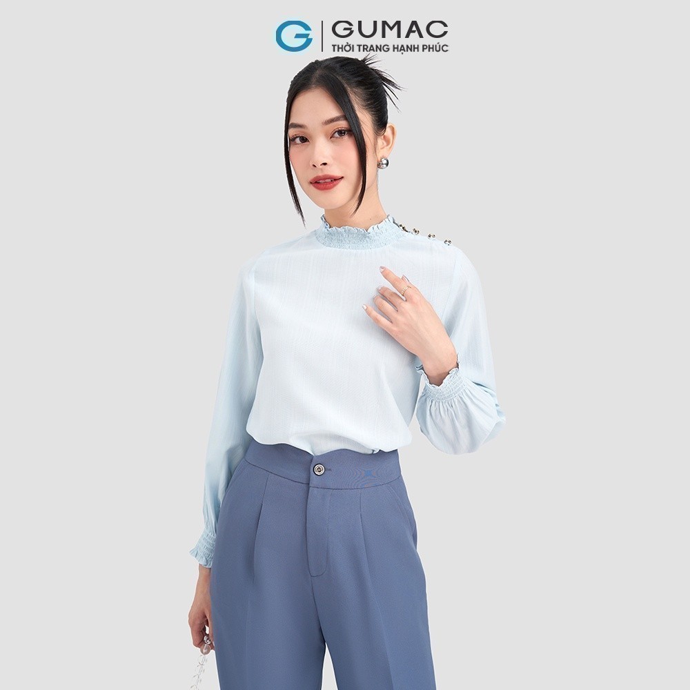 [15 - 17.6 |Voucher 8-15%] Quần tây baggy nữ lưng kiểu GUMAC QD03062