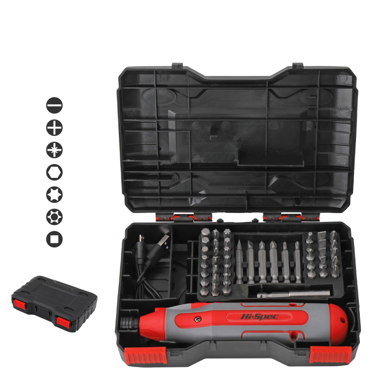 Electric screwdriver USB rechargeable household wireless forward and reverse small electric screwdriver set