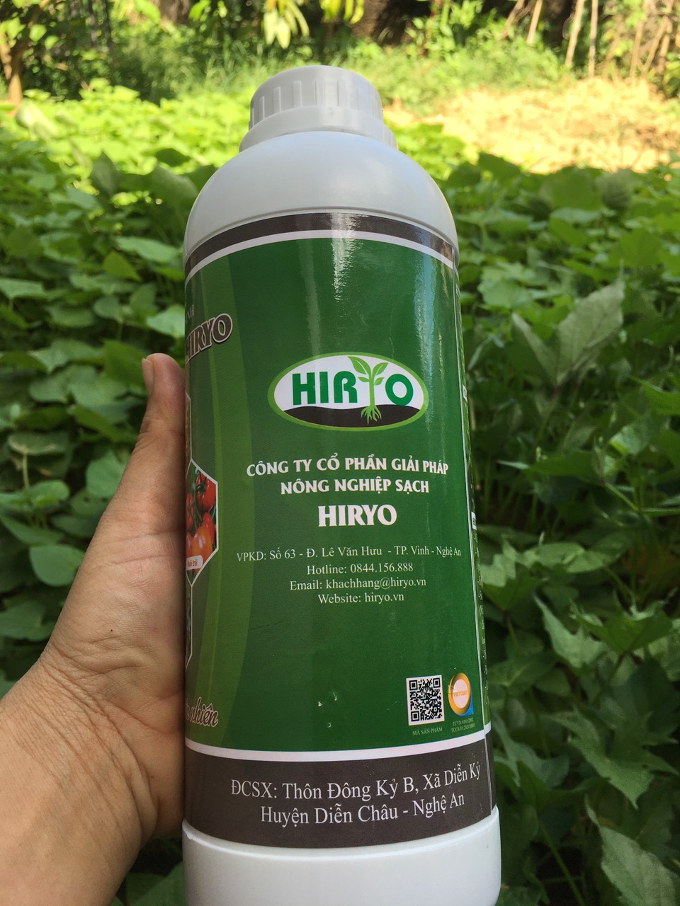 Phân bón hữu cơ cao cấp dịch trùn quế HIRYO - Chai 500ml