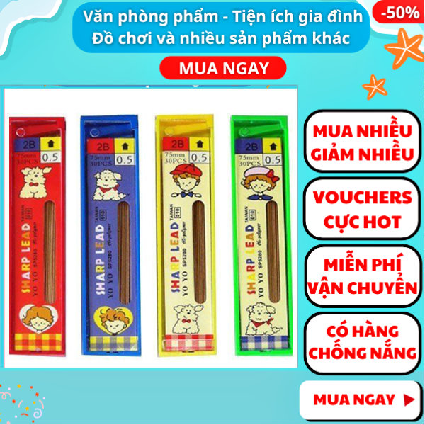 Combo 60 ngòi bút chì 0.5 chất lượng giá rẻ ( 2 hộp ) ✓Bút chì bấm ✓Bút chì 0.5 ✓Bút chì kim ✓bút chì vẽ chuyên nghiệp ✓Ngòi bút chì , đồ dùng học tập ✓Nguyễn Thùy Store