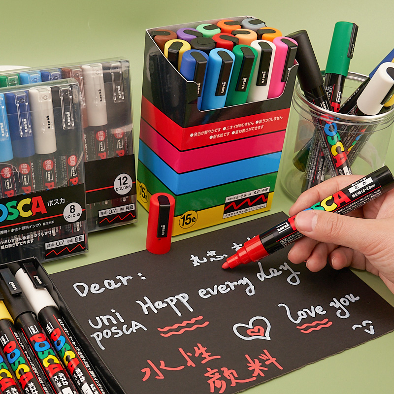 %E3%80%90The%20Quiet%20Page%E3%80%91Uni%20Posca%20Acrylic%20Paint%20Marker%20Pens%20Set%20Japanese%20Stationery%20Pc-1m%203m%205m%20For%20Colores%20Art%20Supplies%20Graffiti%20Drawing%20-%20Image%204